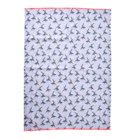 Cotton Tea Towel Hummingbird Print By Rice DK